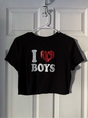 I ❤️ RICH BOYS Crop Top 🖤
